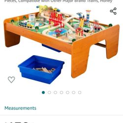 Wooden Train Table

Set