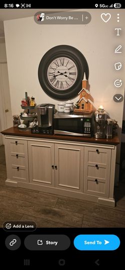 Coffee bar/storage