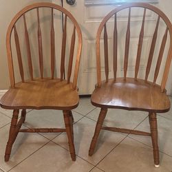 Wooden Dining Chair Set Of 2