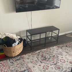 TV Table With Shelves