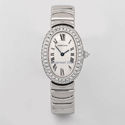 CARTIER BAIGNOIRE WHITE GOLD W/DIAMOND