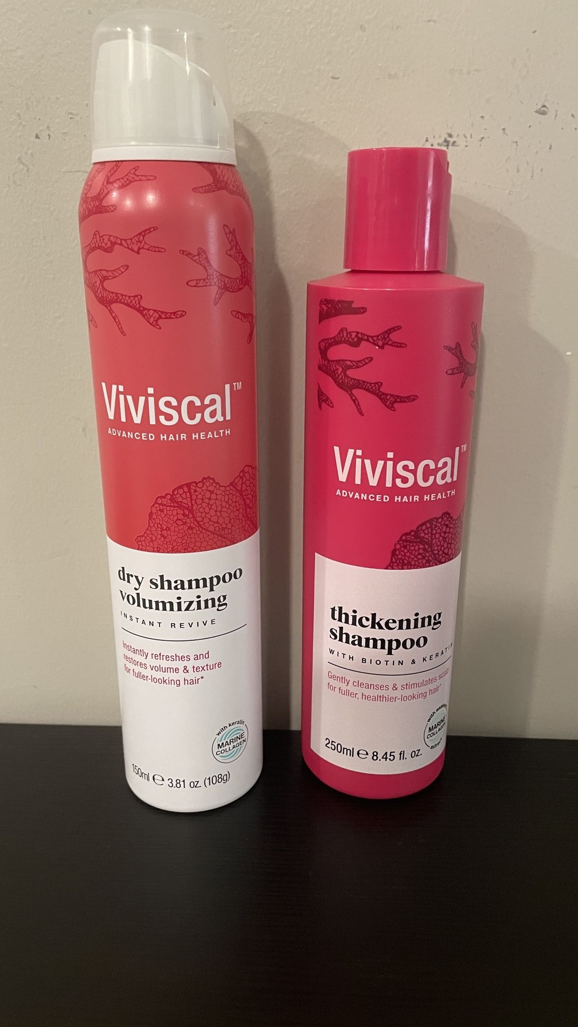 Viviscal shampoo /dry shampoo both for $15