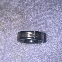 Titanium Diamond Ring 