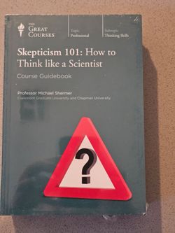 The Great Courses Skepticism 101: How To Think Like A Scientist Book & DVDs