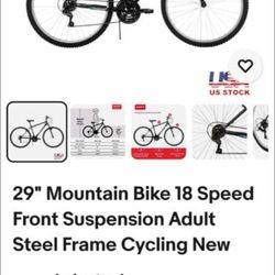 Huffy 29 Inch 18 Speed Mountain Bike Brand New Never Used