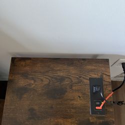 Side Table With Charging Port 