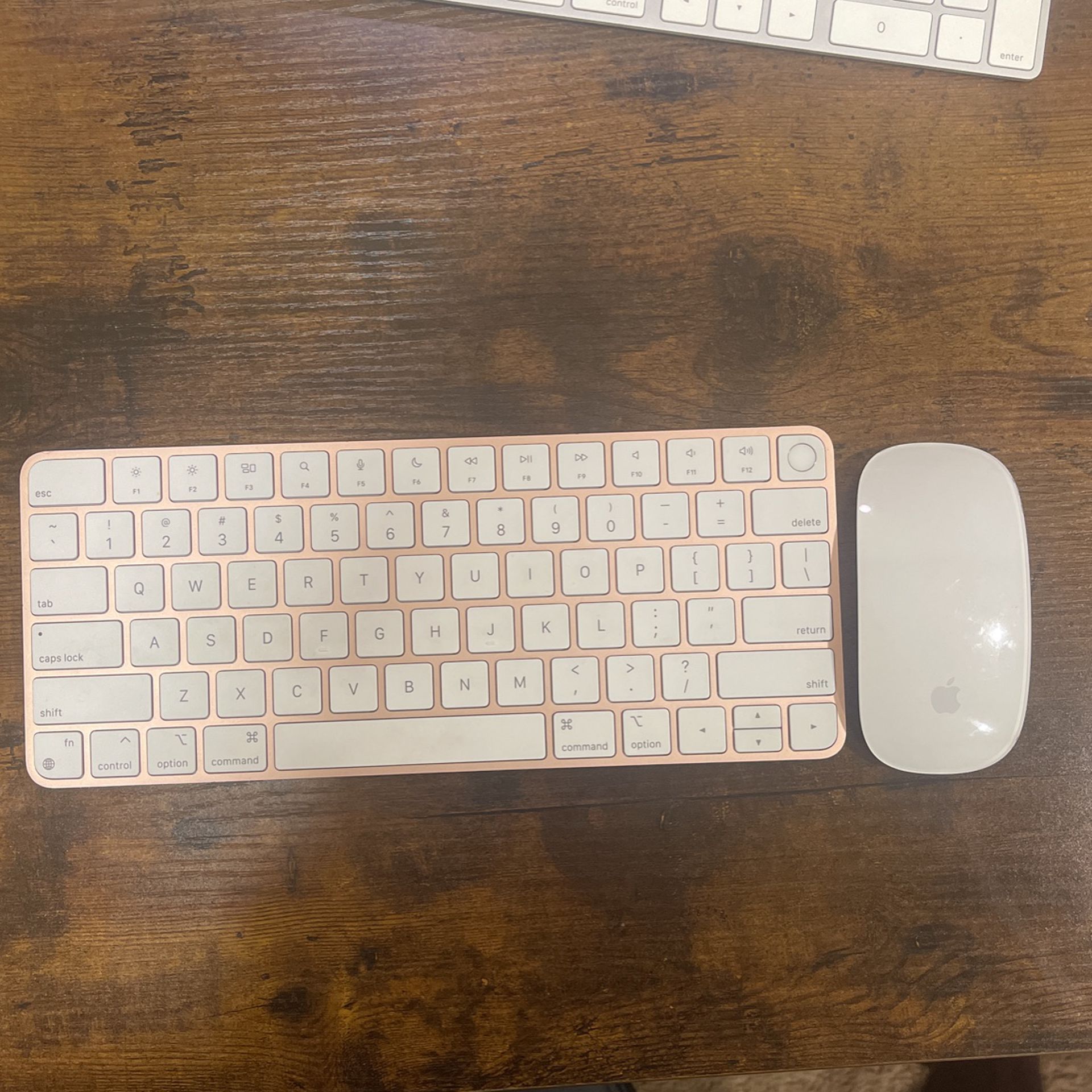  New Magic Key Board And Mouse (pink )