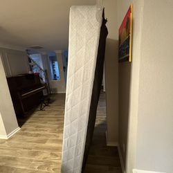 Twin Mattress Metal Box Spring + Twin Or Full Metal Bed frame 