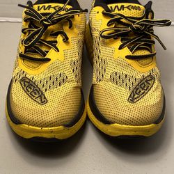 KEEN 'WK400' Womens Yellow/Black Walking Athletic Shoes Sneakers - Size 8.5 US