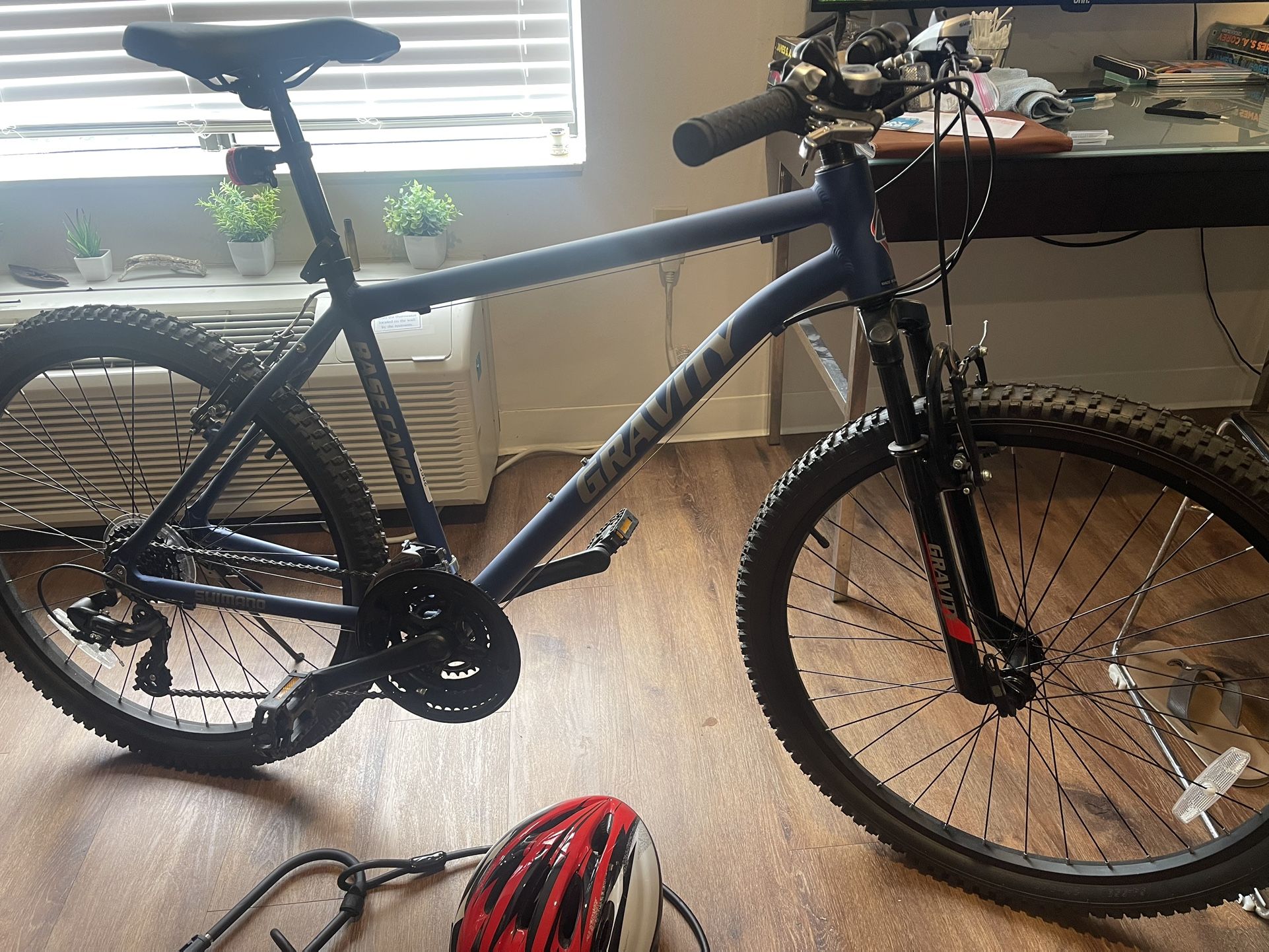 Gravity Mountain Bike, Marine Blue, 21 Speed