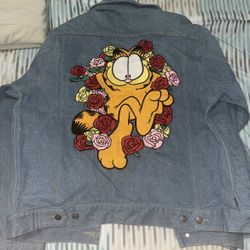 Garfield Roses Denim Jacket