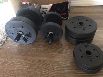 Dumbbells set 40 lb