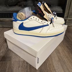 Air Jordan 1 Low Travis Scott X Fragments Sz 7