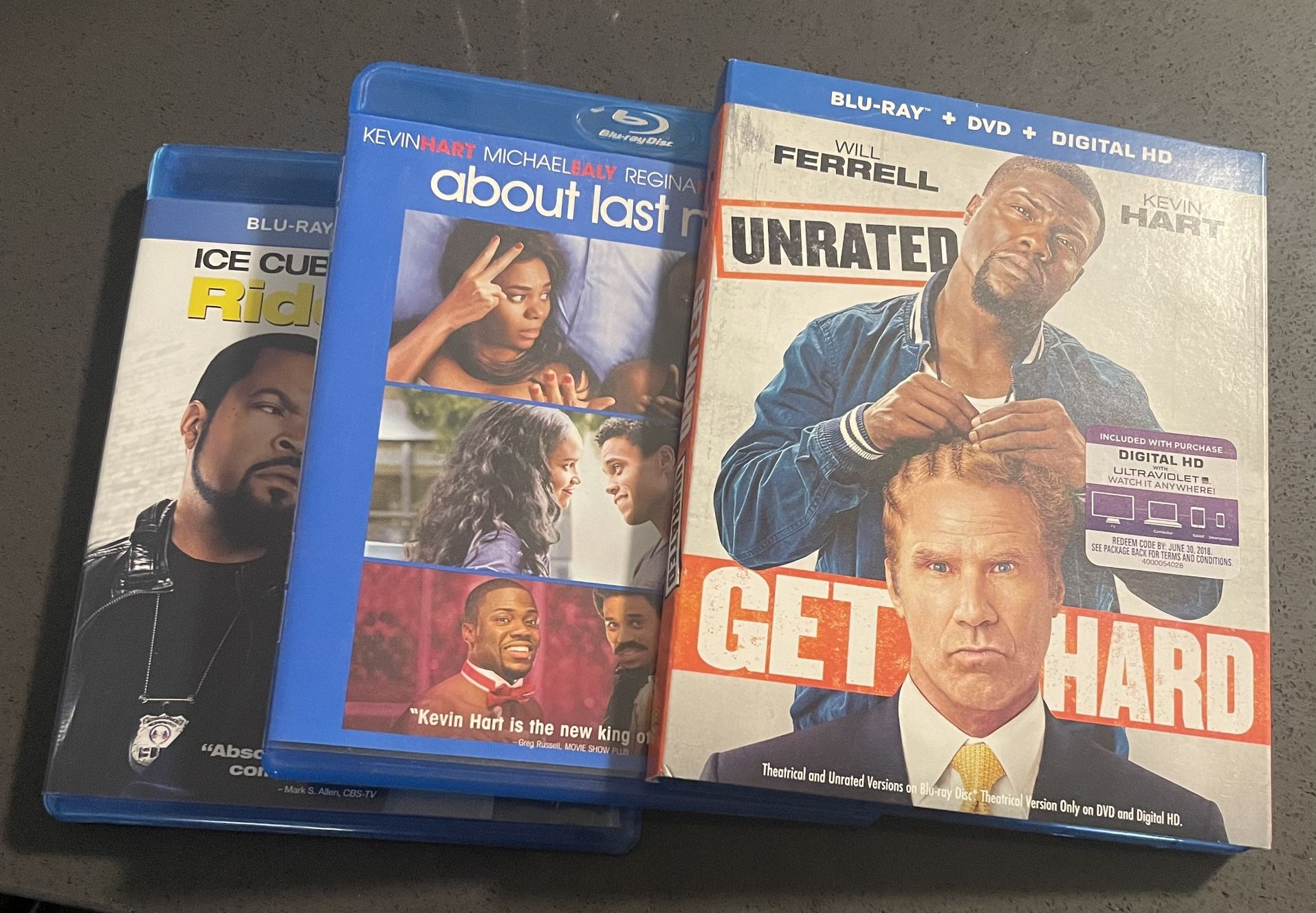 Kevin Hart Blu Ray Collection (3) 