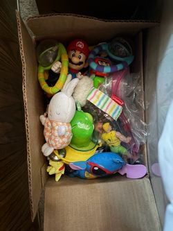 Box of baby toys !