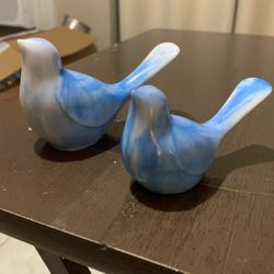 Set Of Blue Birds