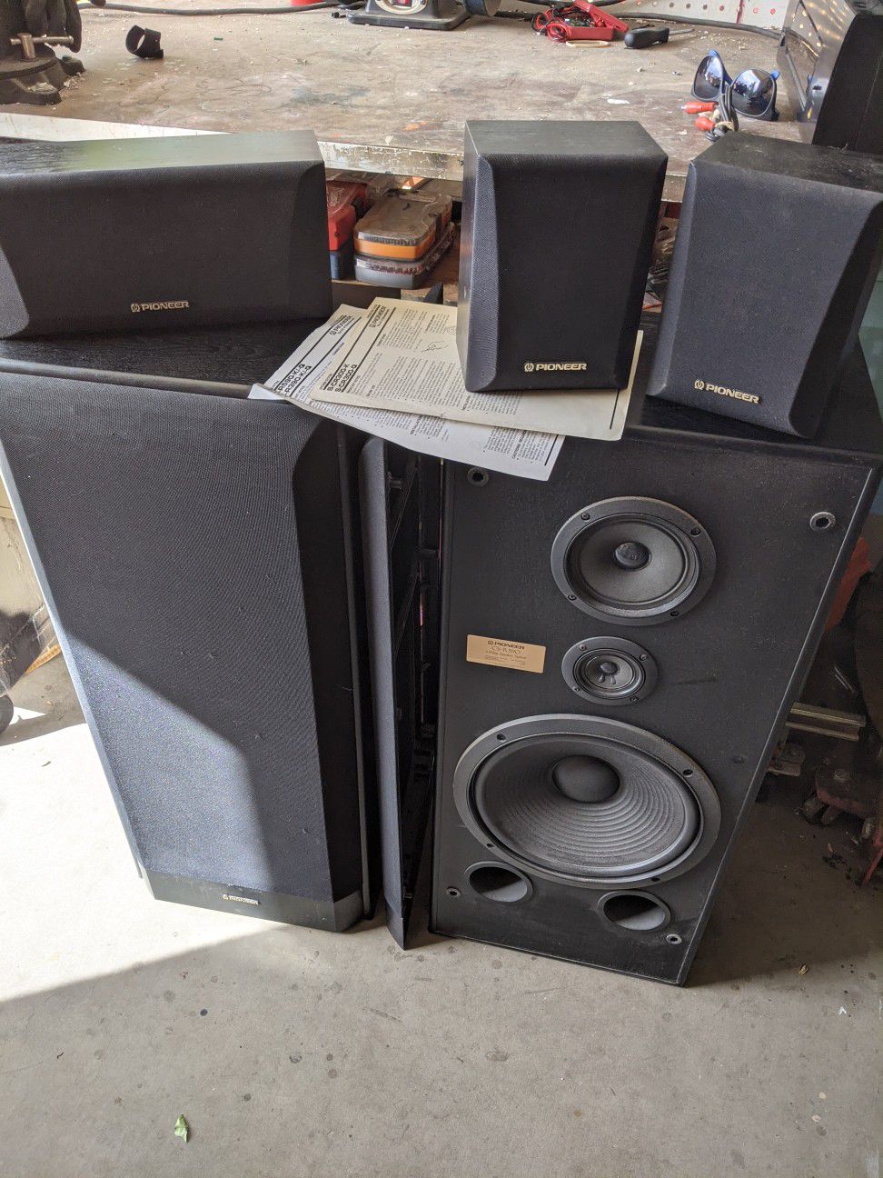 Pioneer 5.1 surround sound speaker set