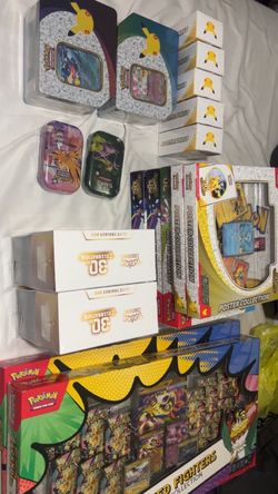 30th packs, etb, tech sticker, knockout etc.
