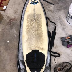 6’6” Surfboard And Board Bag