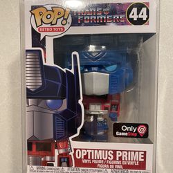 Optimus Prime Funko Pop *MINT* Gamestop Exclusive Axe Hand Retro Toys Transformers 44 protector