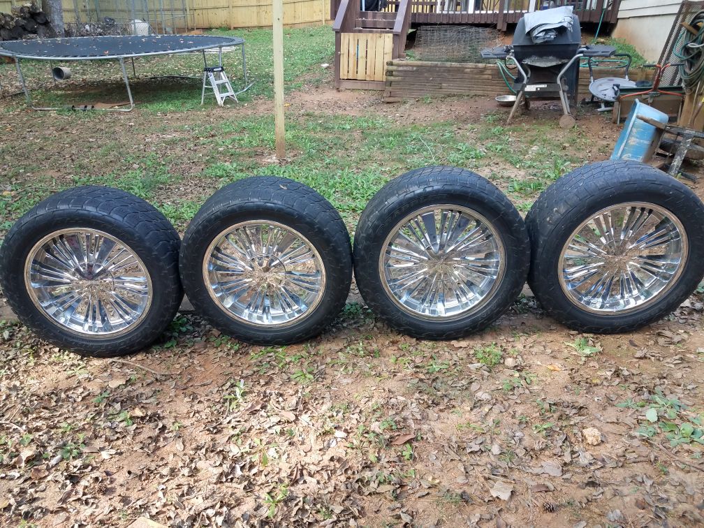 6 lugs rims with tires