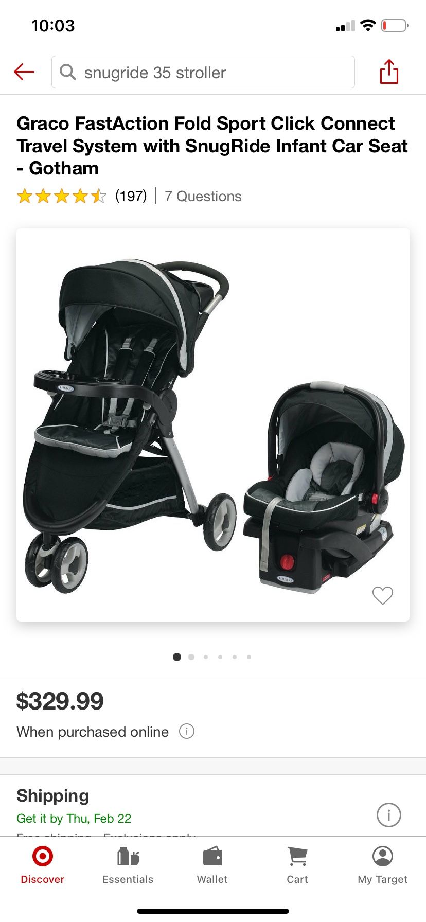 Graco Snugride 35 Car Seat And Stroller