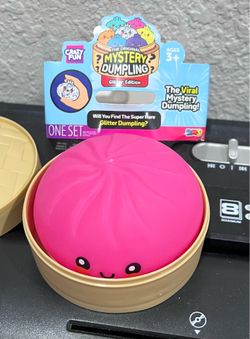 Pink mystery dumpling