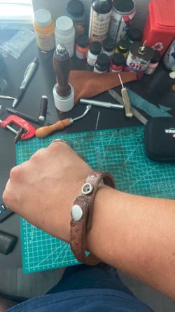 Personalized Leather Bracelets