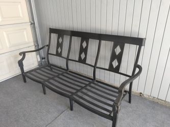 Outdoor patio deep seating couch