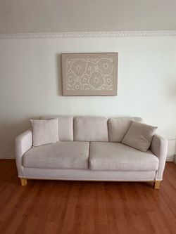 Wood Base Sofa