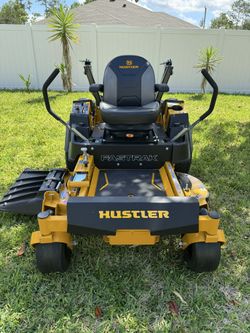 Like New Commercial Hustler Zero Turn Lawnmower