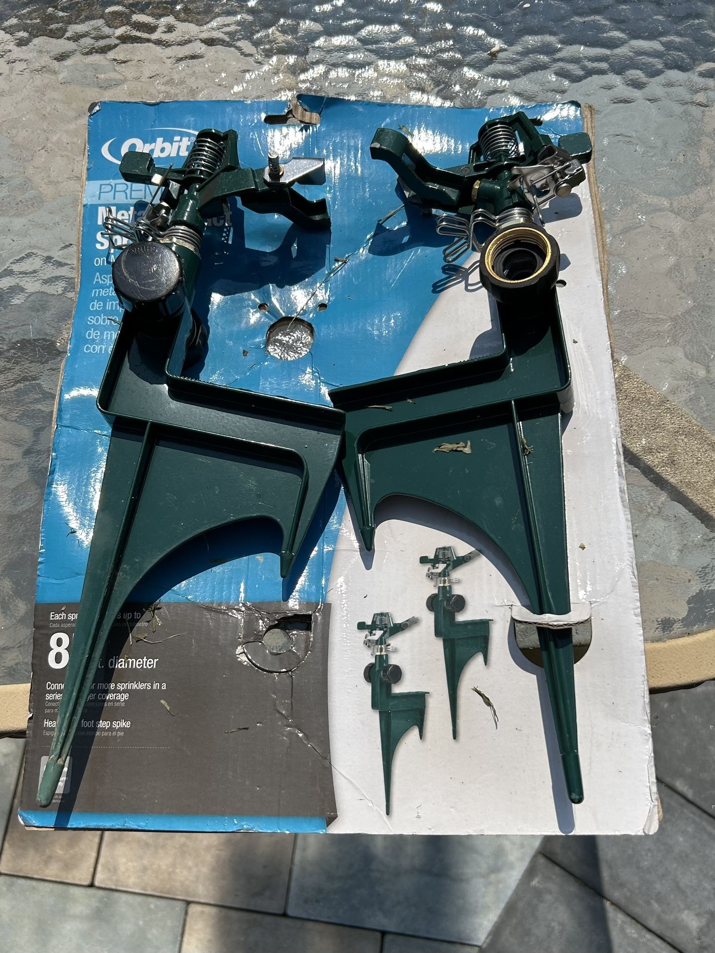 Orbit, premium, metal impact sprinklers