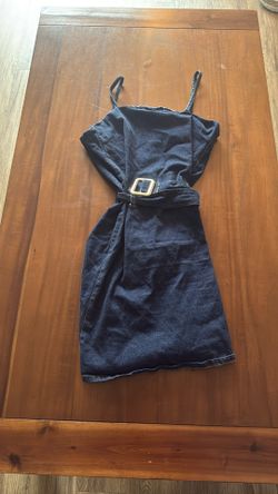 Vintage Spaghetti Strap Jean Dress Size 8