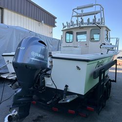 Parker Fishing Boat With New Motor  With Warranty 