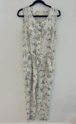 RACHEL ROY Sleeveless Camo Jumpsuit.  Sz M With Pockets