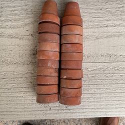 Mini Terra Cotta Pots - Selling Set Of 20 Pieces