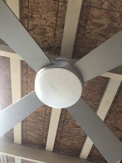 Fan Gray Color With Light