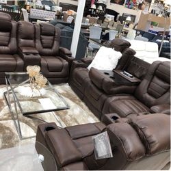 Power Reclining Sofa Or Love Seat Your Choice $1299 Each
