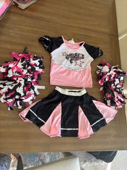 Girls costume cheerleader small (age 6-8)