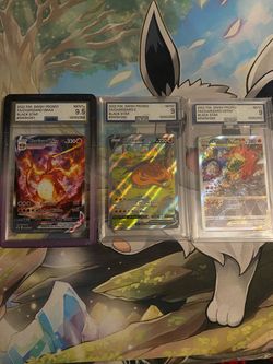 AGS Graded Charizard VMAX, V, VSTAR Black Star Promo Set