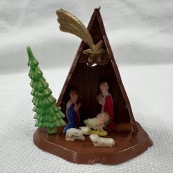 Vintage Nativity Christmas Ornament