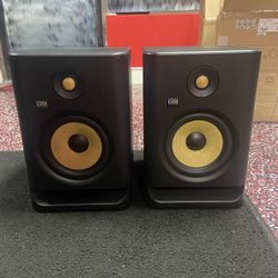 Two KRK7 4th Generation Monitors 