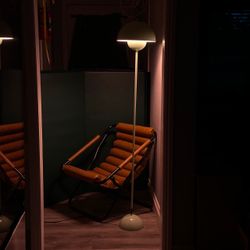 MCM standing Dome lamp ( bulb not included )