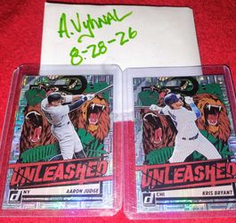 2 Baseball Card Lot ( Judge & Bryant )