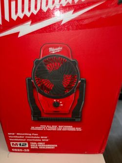 Milwaukee M12 Mounting Fan 0820-20