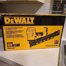 $150 PRICE IS FIRM NO LESS!!!
DEWALT Pneumatic 21-Degree Collated Framing Nailer