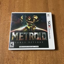 Metroid Samus Returns for Nintendo 3DS video game console system or XL New 2DS Complete aran return