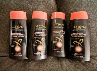New L’Oréal Paris Smooth Intense Polishing Shampoo 4 Travel Size