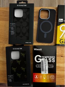 Coach cases for 15 pro and 16 pro