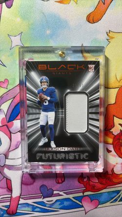 Jaxson Dart Panini Black Futuristic RC Jersey Card /50